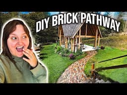 How to build a DIY Whimsical Brick Pathway!