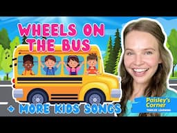 Baby Learning Videos - Wheels on the Bus + More Kids Songs & Nursery Rhymes | Videos for Toddlers