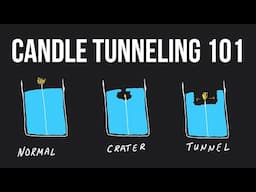 How To Fix Candle Tunneling & Craters | Candle Making