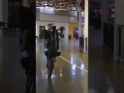 Wheelieing surron In mall !