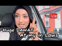 HUGE DAWAT AT MY IN LAWS #dailyvlogs