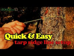 Quick and easy ridge line setup