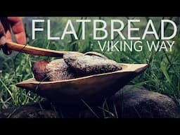 Viking Cooking - Flat Bread with Fresh Cheese and Herbs