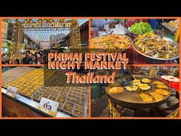 Phimai Night Market Walking Street - Phimai Historical Park - November 2024