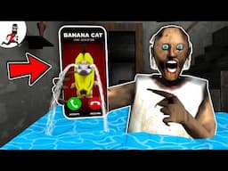 Banana Cat Flood in Granny House ► funny horror granny game animation