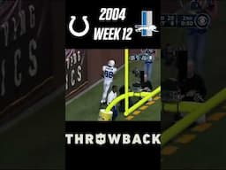 Peyton Throws More Touchdowns Than Incompletions on Thanksgiving! Colts vs. Lions 2004  Week 12