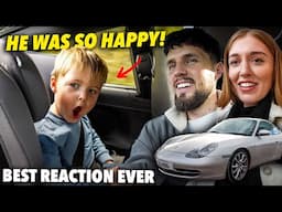 We Bought Our DREAM CAR! 2 Year Olds First Drive in Porsche 911 (CUTEST REACTION)