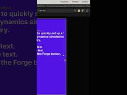 Quick Tip | 3 steps to create a Forge Dynamics simulation in Cavalry #animation #cavalryapp