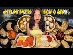 I Ate At EVERY MOMO STALL I See Until I Find The BEST! (PART-2) 😱😱 #sosaute #momos #review