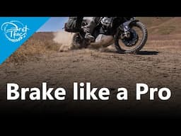 A lesson in braking offroad on your motorcycle