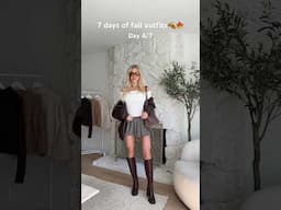 7 days of fall outfits 🍂🍁 #shorts #ootd #outfitideas #fashionhaul