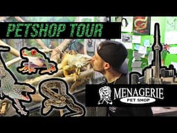 MENAGERIE PETSHOP TOUR! Exotic pet shop in downtown Toronto - snakes, lizards, frogs and more!