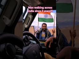 Man walking across India for 2 years!!! #adventure #travel