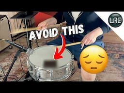 Avoid this common mistake for a bigger snare