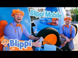 Drive Around in the Blippi Mobile🚙 | Blippi Vehicles | Learning Videos for Kids