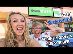 THRIFTING SHOPPING WITH A SUBSCRIBER | THRIFTING FALL OUTFITS 2024 | ECOTHRIFT SACRAMENTO CA