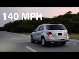 Straight Piped Mercedes ML500 Exhaust 140MPH!!!