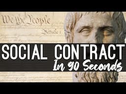 Social Contract theory explained in 90 seconds