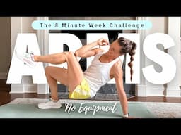 No Equipment ARMS | 8 Minute Week Challenge by GlowBodyPT