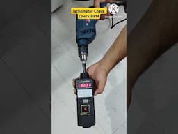 RPM Check I Drill Machine RPM I Tachometer #shorts #whatsappstatus #viralvideo #shortsfeed