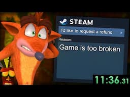 Can I Beat All 3 Crash Bandicoot Games And Get a Steam Refund?