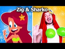 Mermaid Marina with Fake Boobs | Zig & Sharko ZERO BUDGET & Funny Moments | Hilarious Cartoon