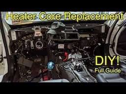 How to replace heater core//Heater Core Replacement (BMW)