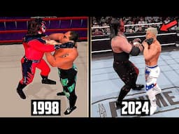 The Evolution of Chokeslam in WWE Games !!! (WWF War Zone - WWE 2K24)