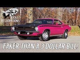 The One Where The Major Auction Houses Sold a Fake FM3 Moulin Rouge 1970 Plymouth AAR Cuda!