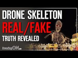 Halloween Drone Skeleton in Dubai - REAL/FAKE? - Truth REVEALED!