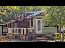 The Most Beautiful Park Model features Spacious Screened in Side Porch