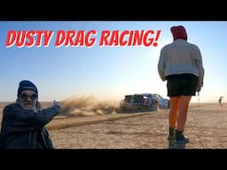 Drifting and Drag Racing in the Dust - Pandemonium 2024, Day 2.