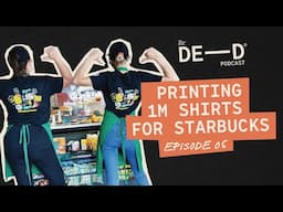 How We Got A Contract to Print Almost 1 Million Shirts for Starbucks