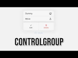 ControlGroup & ButtonRole in SwiftUI Menu