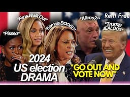 Kamala gets BOOED, Trump RANTS on Joe Rogan, Beyoncé  doesn't SING | Kamala Harris Vs Donald Trump