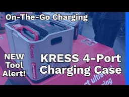 KRESS 4-Port Charging Case | On-The-Go Charging Solution