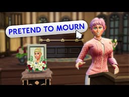 Giving Shanice the most disappointing funeral (Sims 4 Life & Death)