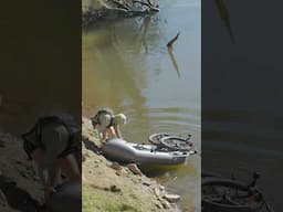 Bikerafting the Murrumbidgee River! #bikepacking #packrafting #bikerafting