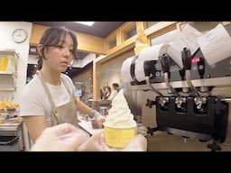 POV Ice Cream & Taiyaki Shop Evening Rush | Food Business BTS