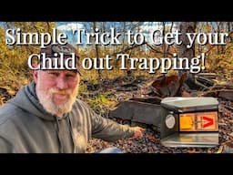 Simple Trick to get your Child out Trapping. Ammo box Weasel Sets with Dave Canterbury