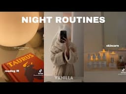 night routine's 🌔