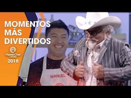 Es momento de reír 😂 con los momentos más divertidos de  MasterChef Latino 2018 🔪🍳🔥