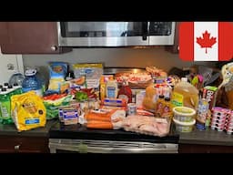 Canadian Large Walmart / Superstore grocery with prices for two