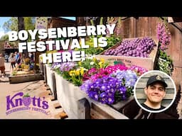 Trying Some Boysenberry Foods at Knott's Boysenberry Festival 2024