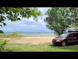 My Favorite Thing About VanLife: Finding the BEST *secret* lakeside camping spot on Lake Superior.