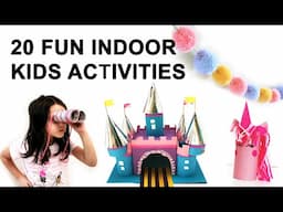 20 Fun Indoor Activities for Kids - Easy Crafts for Children