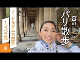 杏の🇫🇷パリ散歩 ノートルダム大聖堂〜オペラ座【Strolling in Paris】