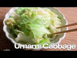 Quick & Easy Umami Cabbage Salad Recipe for Beginners!