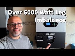 EG4 12000XP Load Leg Imbalance Testing - Update with over 6k on ONE LEG