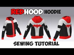 DIY RedHood Hoodie Sewing tutorial